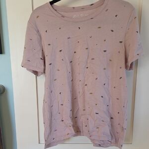 Eddie Bauer Light Pink Graphic Tee